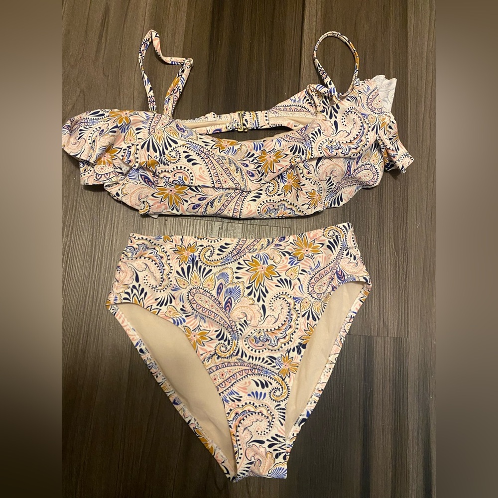 Floral Paisley Bikini Set